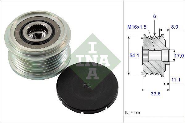 ALTERNATOR KASNAGI (RULMANLI) DUCATO SUCUDO BOXER JUMPER PARTNER BERLINGO 2.0 HDI 02=> MONDEO 07=> - INA - OEM 77362558