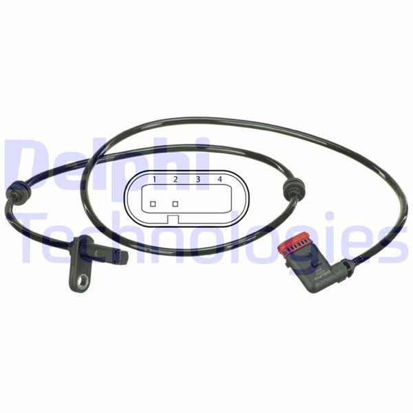 ABS SENSORU ARKA MERCEDES E-CLASS C207 A207 - DELPHI - OEM A2075400317