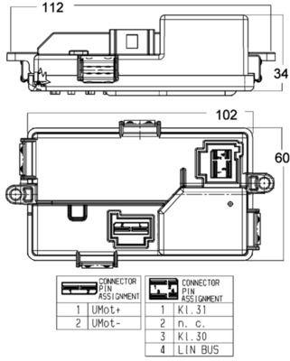 KALORIFER REZISTANSI BMW N47 N57 N63 F10 F11 F01 F - MAHLE - OEM 64119311938