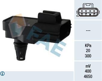 EMME MANIFOLD BASINÇ (MAP) SENSÖRÜ BOXER 3-JUMPER 3-2.2 HDI TRANSIT V347 2.2TDCI-2.4TDCI 06>14 - FAE - OEM 1920.LA
