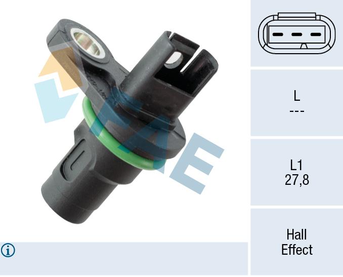 KRANK MILI KONUM SENSORU BMW N52 N54 N63 S65 E81 E82 E87 E88 E90 E91 E92 E93 E60 E61 F10 F11 F18 E63 E64 F06 F12 F13 E65 E66 F01 F02 E84 E83 F25 E70 E71 E85 E86 E89 - FAE - OEM 13627525015
