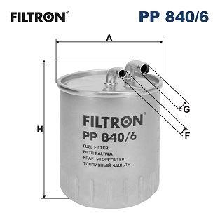 YAKIT FILTRESI MERCEDES OM646 W203 W204 C219 W211 W221 W639 B906 - FILTRON - OEM A6460920501