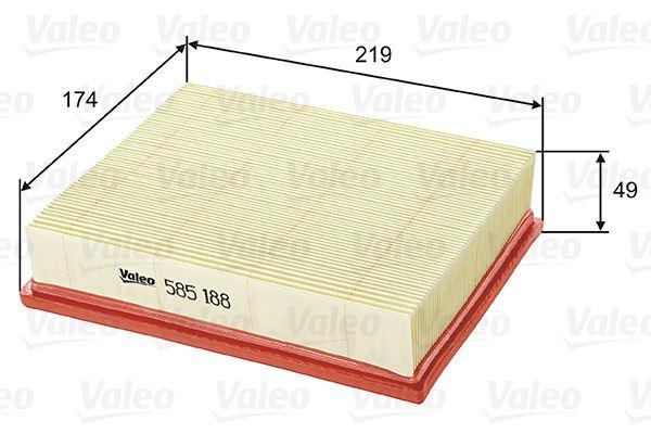 HAVA FILTRESI MERCEDES M266 W169 W245 - VALEO - OEM A2660940004