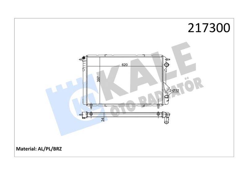 RADYATOR ESPACE 2.1 CC.TDI 2 SIRA PA - KALE - OEM 7711135788