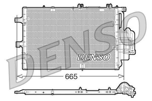 CONDENSER. AİR CONDİTİONİNG OPEL COMBO C (01-) - DENSO - OEM 1850071