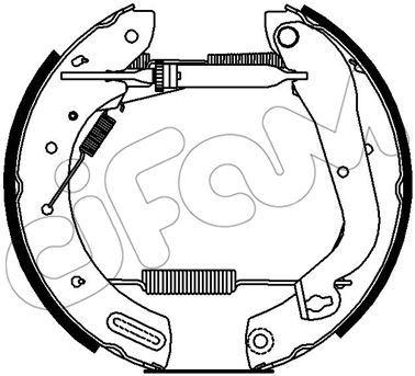 HIZLI TAMİR KİTİ(PAPUÇ+FREN SİLİNDİRİ+YAYLAR) FORD EUROPE / NISSAN / NISSAN LCV .4 İ;2.7 TD / TERRAN - CIFAM