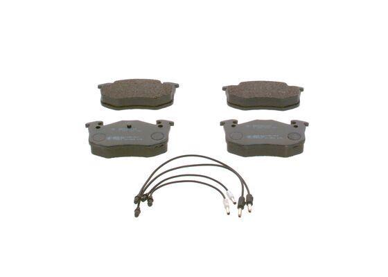 ARKA FREN BALATASI PEUGEOT P106 96>04 P205 87>98 P206 00>09 P306 97>01 P309 89>93 CITROEN SAXO 96>04 XSARA 97>05 ZX 92>97 RENAULT R9-R19- MGN I-CLIO I-II (İNCE TİP) - BOSCH - OEM 4254.42