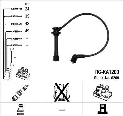 RC-KA1203 ATEŞLEME KABLOSU - NGK