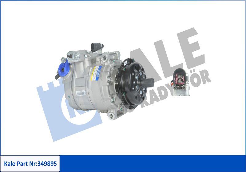 KLİMA KOMPRESÖRÜ TRANSPORTER T5-TOUAREG 2.5 TDİ 03=> (310x210x275) - KALE - OEM 3D0820805E