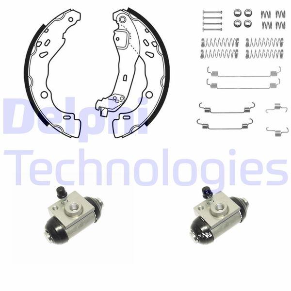 FREN PABUÇ KİTİ ARKA CITROEN C2. C2 ENTERPRİSE. C3 / PEUGEOT 1007 04/02> - DELPHI