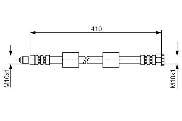 FREN HORTUMU ON BMW E39 - BOSCH - OEM 34301165249