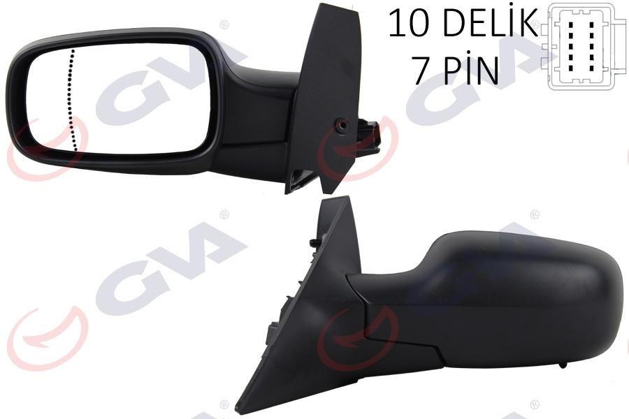 DIŞ DİKİZ AYNASI SOL SCENIC (03-08) ELEKTRİKLİ+ISITMALI+ASFERİK 5 FİŞ VM-139EHPAL - GVA - OEM 7701055996