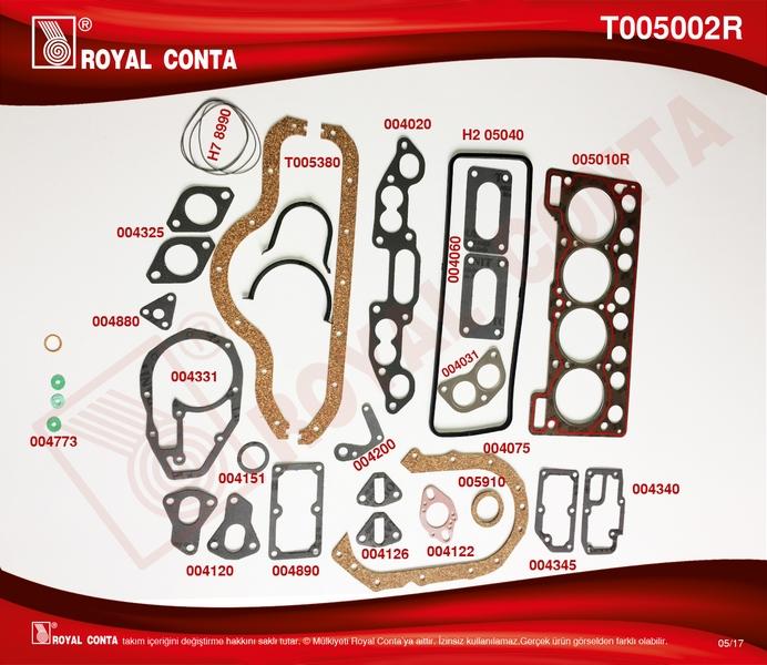 MOTOR TAKIM CONTA (SÜPER) KEÇESİZ R12 1400 - ROYAL