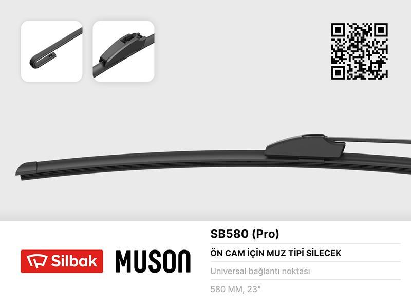 SİLECEK SÜPÜRGESİ 580mm (MUZ TİPİ) ÜNİVERSAL - SILBAK