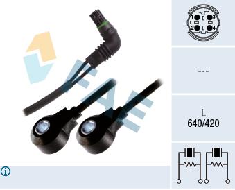VURUNTU SENSORU BMW M62 N62 S62 E39 E60 E38 E65 E66 E67 E53 E70 - FAE - OEM 13627568421
