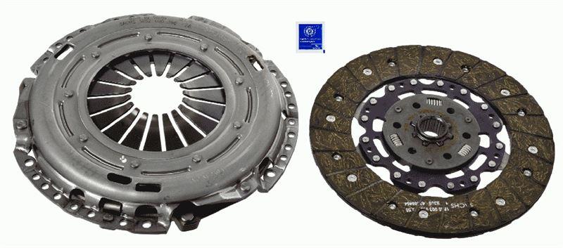 DEBRİYAJ SETİ (BASKI+DİSK) PASSAT-CADDY III-GOLF V-TOURAN-OCTAVIA-TOLEDO-LEON-A3 2.0(BMM-BKP-BKC-AZV - SACHS - OEM 03G141015L