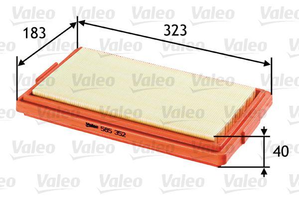 HAVA FILTRESI BMW M10 M20 M30 E28 E30 - VALEO - OEM 13721278138