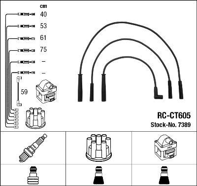 RC-CT605 ATEŞLEME KABLOSU - NGK