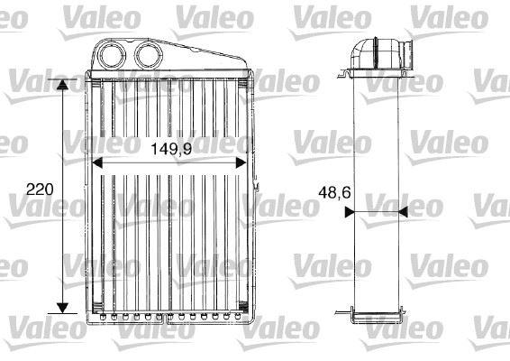 KALORİFER RADYATÖRÜ (CONTALI) MGN II-SCENIC II (220x149.9) - VALEO - OEM 7701207712