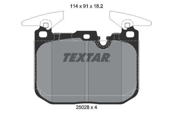 FREN BALATASI ON BMW F20 F21 F22 F23 F30 F31 F32 F33 F34 F36 - TEXTAR - OEM 34116878876