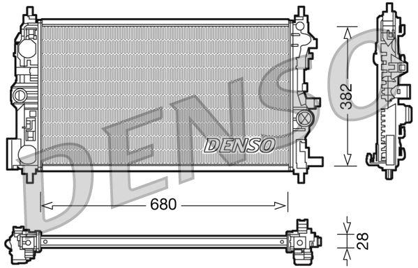 (BEHR) SU RADYATORU ( BRAZING ) INSIGNIA A 1.4 LPG ZAFIRA C (P12) 1.4 1.6 - BEHR - OEM 1300326