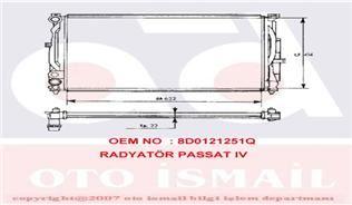 RADYATOR A4 - VALEO - OEM 8D0121251E