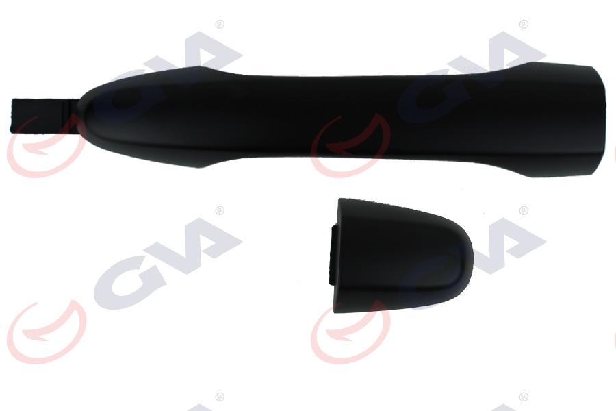 DIŞ KAPI KOLU ÖN SAĞ (ANAHTAR DELİKSİZ) SİYAH DESENLİ PARTNER-BERLINGO (08-16)-3008 207 (06-12) - GVA - OEM 9101.GG