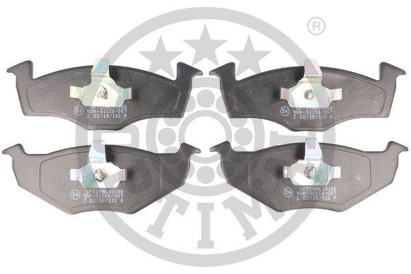 FREN BALATASI ON (142 MM) VOLKSWAGEN GOLF III POLO SEAT IBIZA II TOLEDO I CORDOBA 96- - OPTIMAL - OEM 1H0698151B
