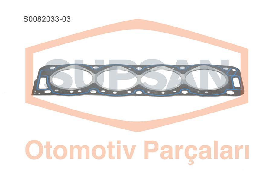 SİLİNDİR KAPAK CONTASI (SKC) (1.50mm 3 ÇENTİK) PARTNER-BERLINGO-P205-P305-P306-P405-EXPERT-BOXER-JUMPER-JUMPY-XSARA-ZX-BX 1.9 D (XUD9) - SUPSAN - OEM 0209.S7