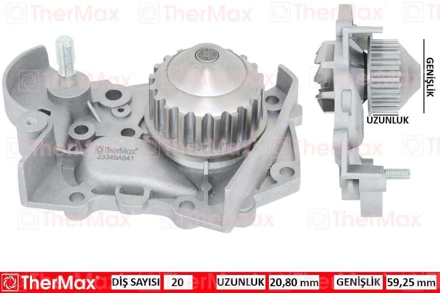 DEVİRDAİM R19-CLIO-EXP 1.4 ENJ. (E6J-E7J)(PA412) (T) - THERMAX - OEM 7700736091