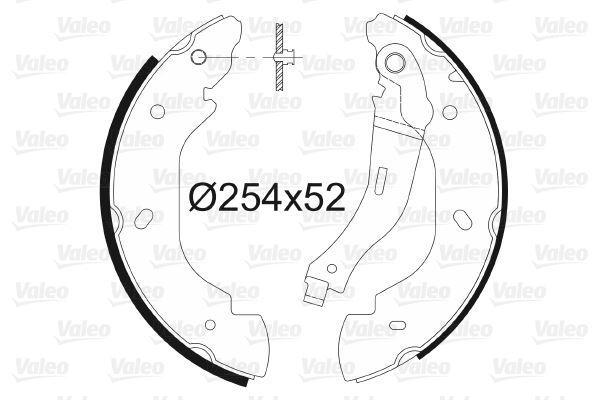 FREN BALATA ARKA TAKIM (PAPUÇLU) FORD TRANSİT 01> V184 (ÖNDEN ÇEKER) - VALEO - OEM 4095038