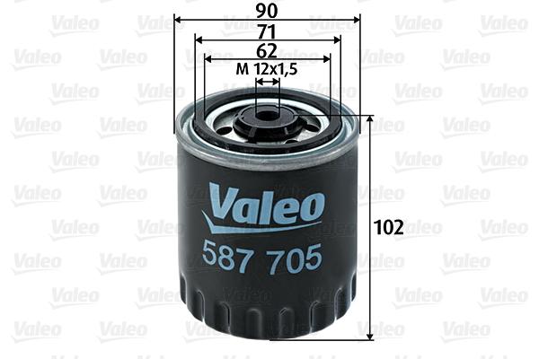 YAKIT FILTRESI MERCEDES OM601 W201 W202 W124 W210 W461 W638 B901>B904 - VALEO - OEM A6010901552