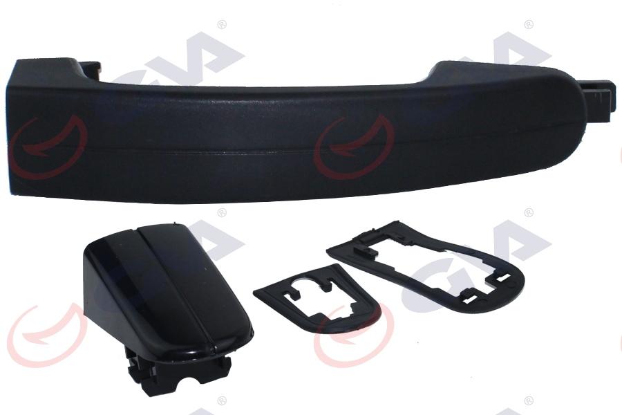 DIŞ KAPI KOLU+KAPAKLI ÖN SAĞ (ANAHTAR DELİKSİZ) (=ARKA SAĞ=ARKA SOL) SİYAH FOCUS (05-12) - GVA - OEM 1323269