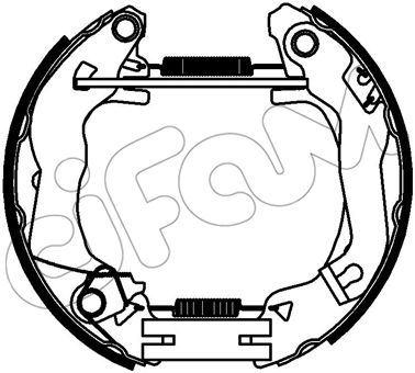 HIZLI TAMİR KİTİ(PAPUÇ+FREN SİLİNDİRİ+YAYLAR) FORD EUROPE : 1.6;1.6 İ;1.8;1.8 TD;1.9;2.0;2.0 4WD;2.0 - CIFAM