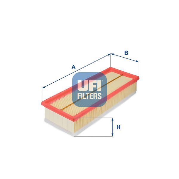 HAVA FİLTRESİ PARTNER (06-)-BERLINGO (05-)-P206 (04-)-P207 (06-)-P307 (04-)-P308 (07-) C3-C4 1.6HDI - UFI - OEM 1444.TJ