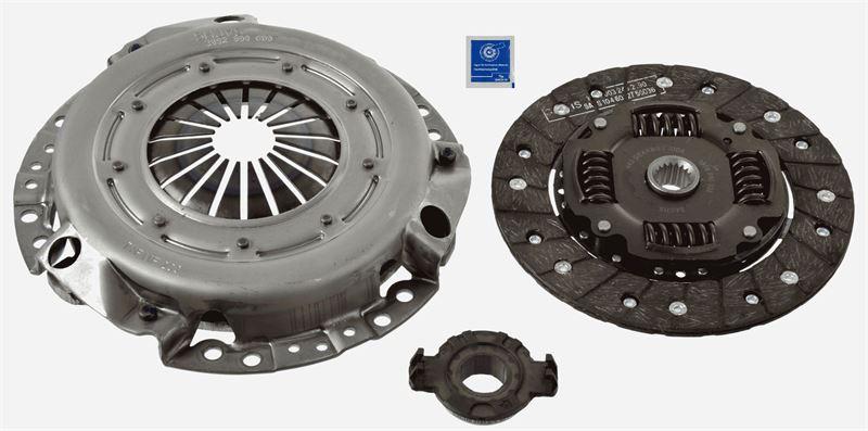 DEBRİYAJ SETİ PARTNER-BERLINGO-P306-P406-XSARA-XANTIA 1.9D (96-04) (DW8-MEK-BE3/5R.BE3R) - SACHS - OEM 2052.E4