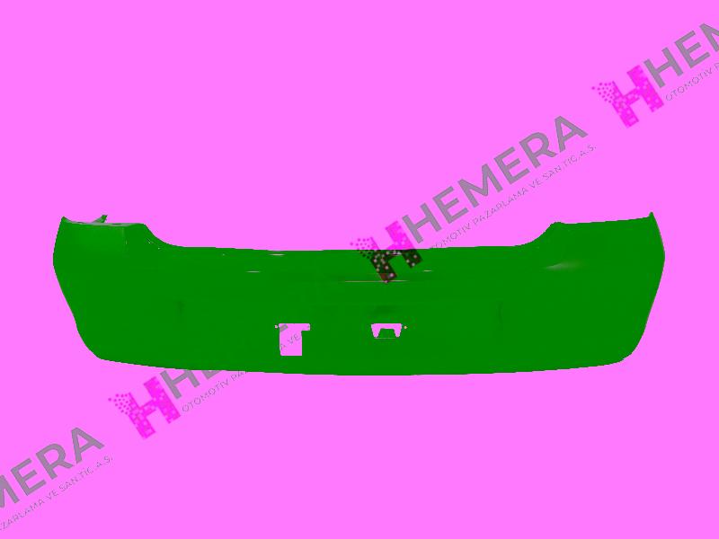 TAMPON ARKA MAT SİYAH RENAULT CLIO SYMBOL 2006-2008 - PULO - OEM 7701209680