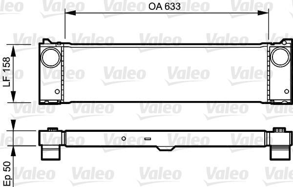 TURBOSARJ RADYATORU MERCEDES VITO W639 03> — VALEO 818807 - VALEO - OEM A6395010301