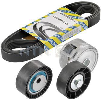 ALTERNATÖR GERGİ KİTİ (6PK1740) PEUGEOT P206-P406-PARTNER-EXPERT-CITROEN BERLINGO-JUMPY-XSARA 2.0 HDI-SCUDO 2.0 JTD (00-06) - SNR - OEM 1613844680