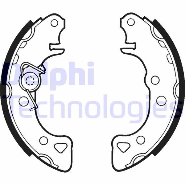 PABUCLU BALATA (180X30MM) P106 SAXO 91- - DELPHI - OEM 4241J6
