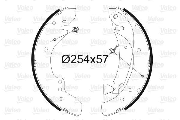 FREN BALATASI PABUCLU JUMPER 1400 KG - VALEO - OEM 4241H4