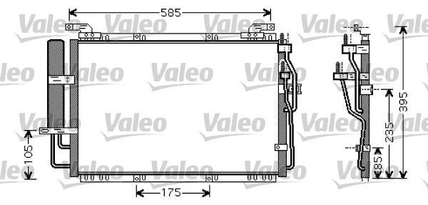 KONDENSER MATRIX - VALEO - OEM 97606-17000