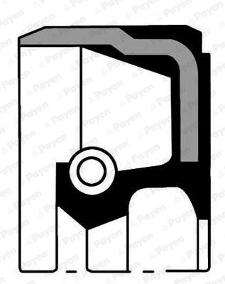 KRANK MİLİ KEÇESİ ARKA OPEL ASCONA-ASTRA F-G-H-J-OMEGA A-B-VECTRA A-B-C-ZAFIRA 1.8-2.0 (90x104x11/9) - PAYEN - OEM 90325572