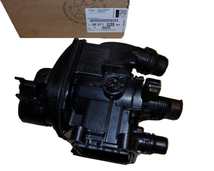 TERMOSTAT GOVDESI KOMPLE 3008-208-3008 I-II-308 II-5008 I-II-PARTNER-BERLINGO-C3-PICASSO-C4 1.2 THP - PSA - OEM 9807198480