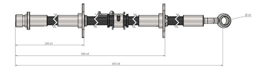 FREN HORTUMU sağ ön INTEGRA 97-01 - CAVO - OEM 01464SR3N03