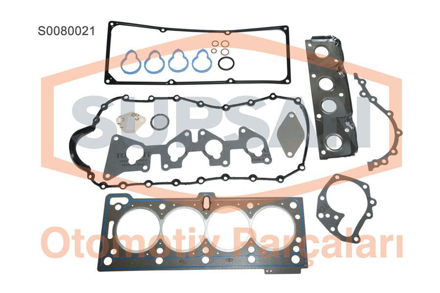 CONTA TAM TAKIM RENAULT MEGANE. CLİO SYMBOL 1.4 - 1.6 8V / R19 1.4İ - DACİA SOLENZA (ENG. K7M-K7J) - SUPSAN