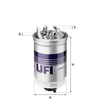 YAKIT FİLTRESİ CADDY-GOLF-JETTA-PASSAT-POLO-TRANSPORTER LT35-VENTO-CORDOBA-IBIZA-TOLEDO (OE) - UFI - OEM 1H0127401C