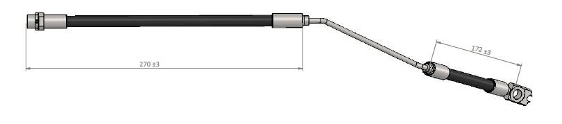 FREN HORTUMU sağ arka X5 ( E53 ) 00-.. - CAVO - OEM 34301165766