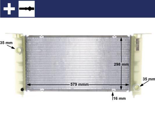Kühlmittelkühler FIAT STILO — MAHLE CR1449000S - MAHLE