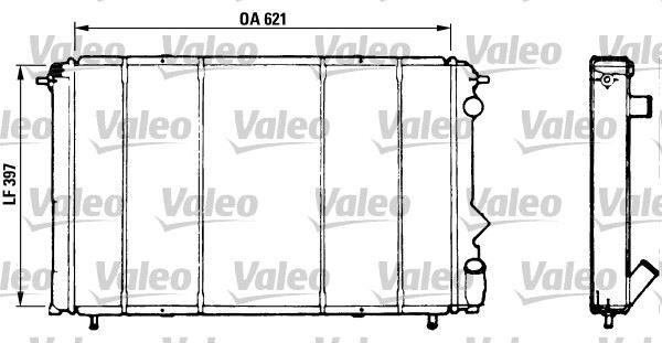 RADYATÖR ESPACE II TURBO D - VALEO - OEM 6025101338
